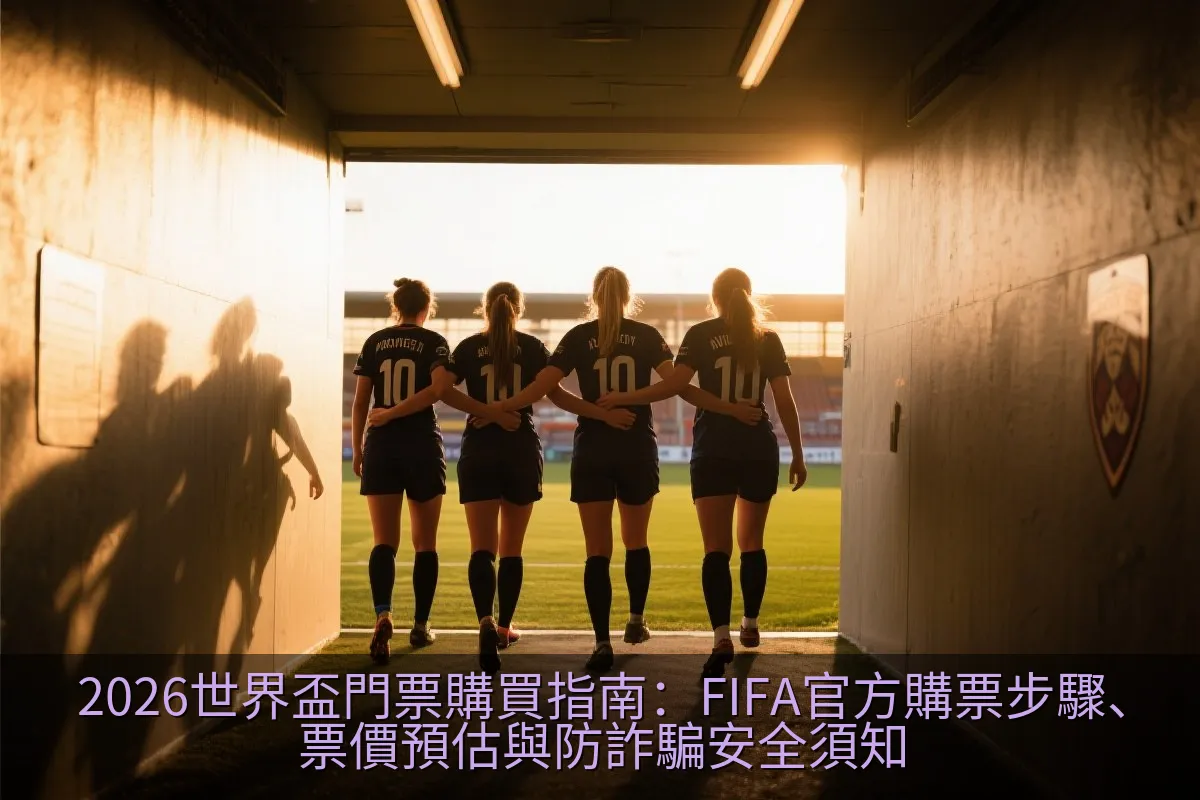 2026世界盃門票購買指南：FIFA官方購票步驟、票價預估與防詐騙安全須知